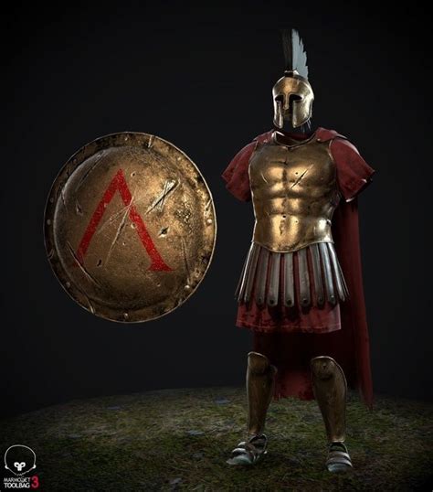 what armor did spartans wear.